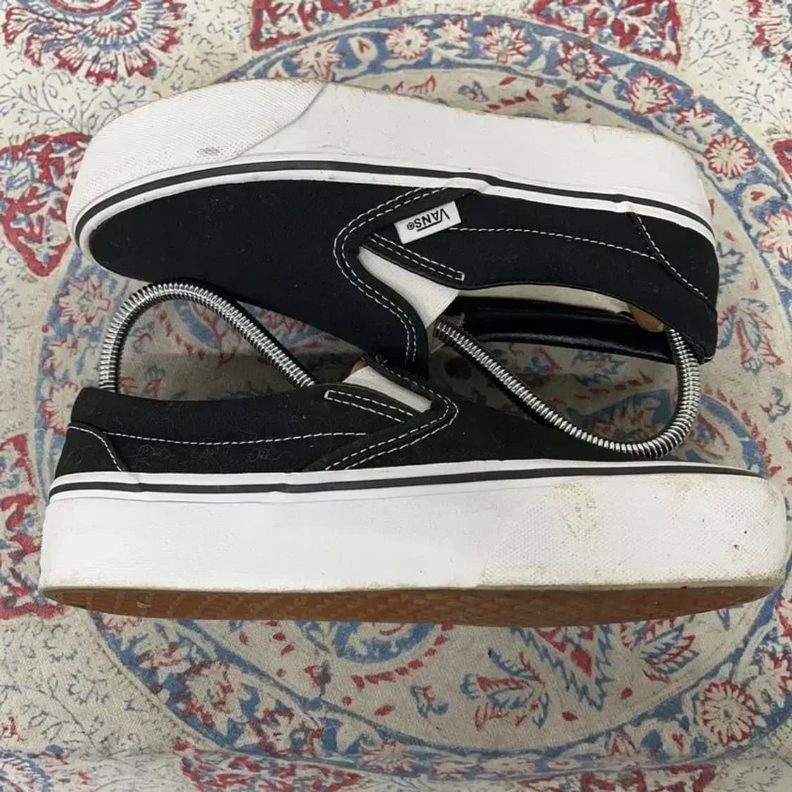 반스 클래식 슬립온 블랙 스니커즈 225 E00951 상품이미지3