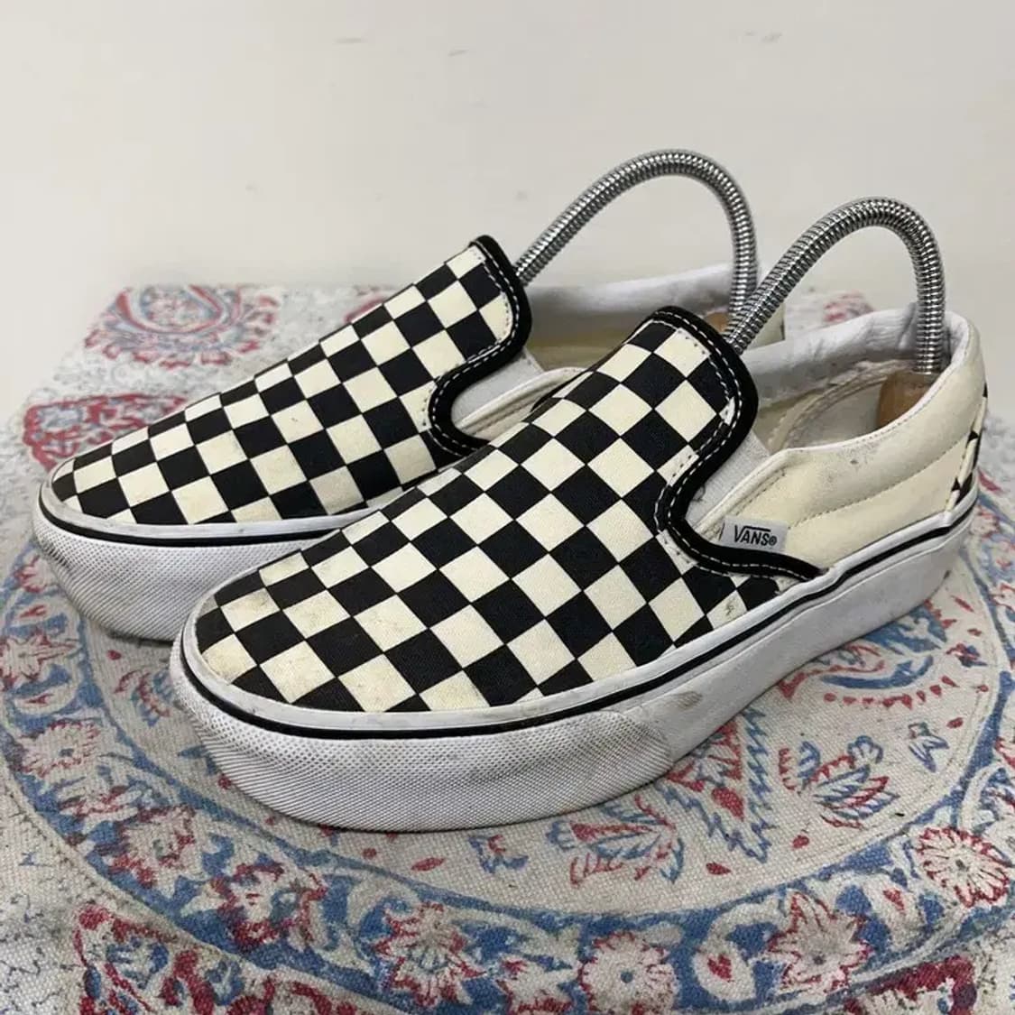 반스 체커보드 슬립온 스니커즈 230 E00962 상품이미지1
