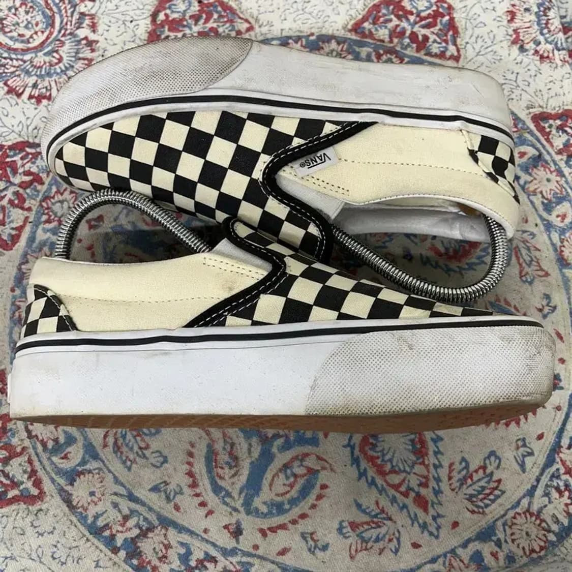 반스 체커보드 슬립온 스니커즈 230 E00962 상품이미지3