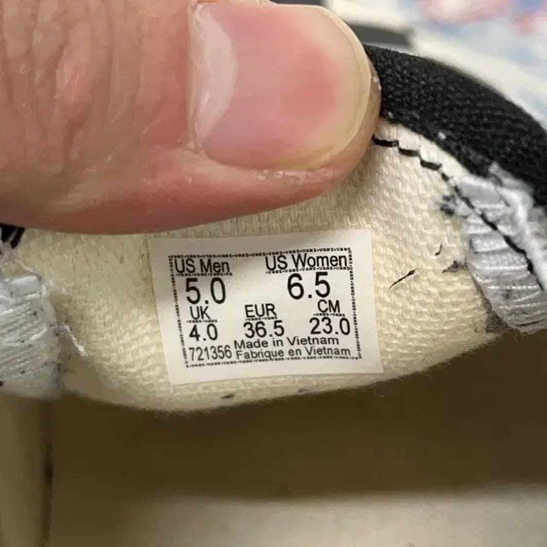 반스 체커보드 슬립온 스니커즈 230 E00962 상품이미지5