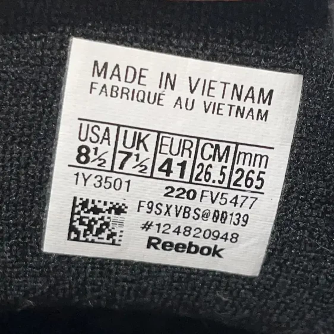 리복 인터벌 96 운동화 스니커즈 265 E00974 상품이미지5