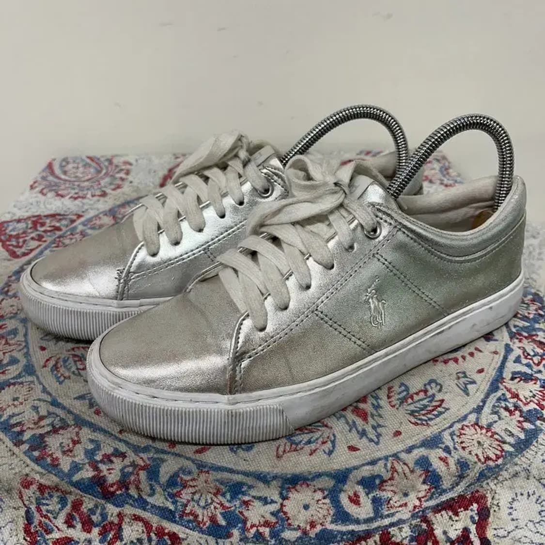 폴로 랄프로렌 실버 스니커즈 운동화 235 E01005 상품이미지1