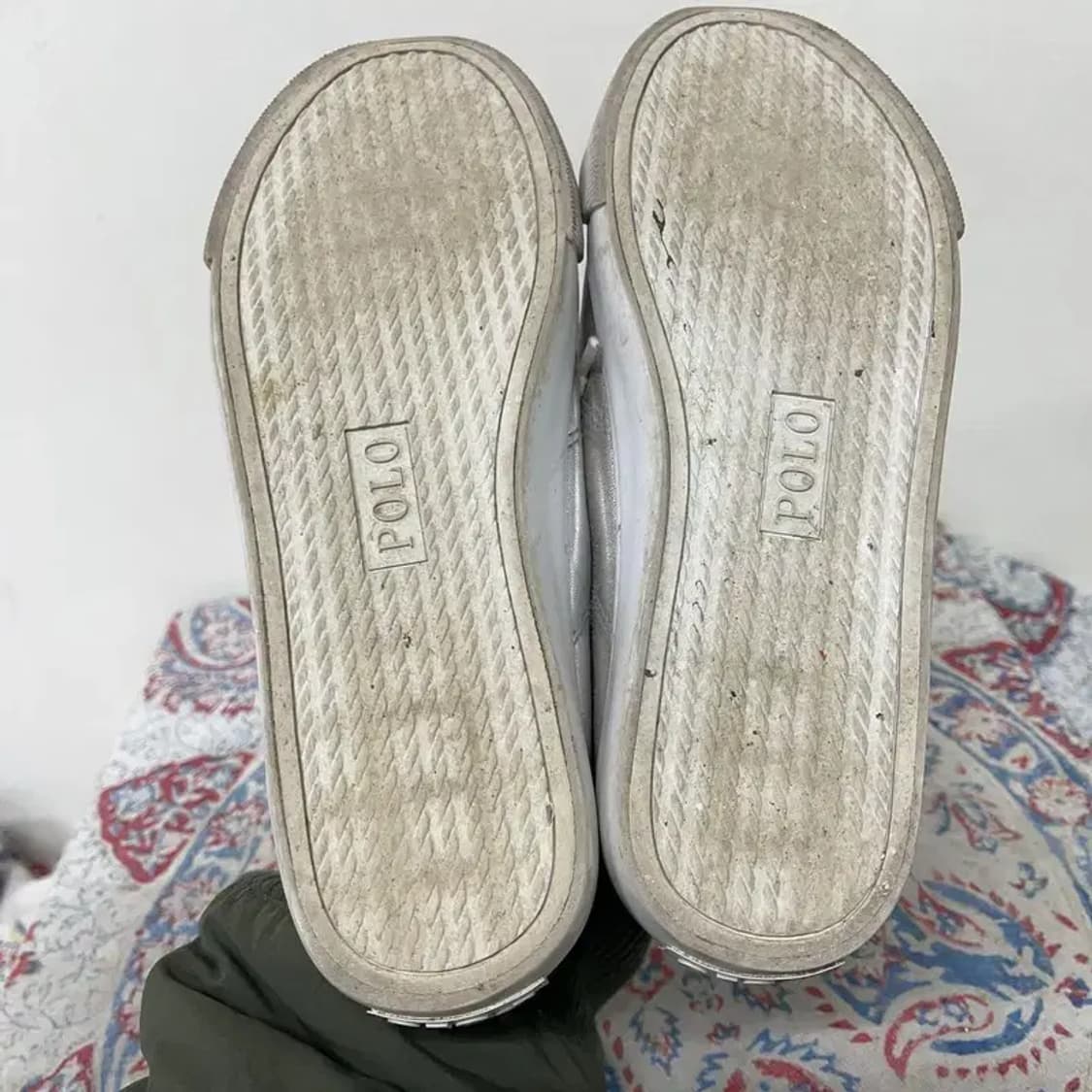 폴로 랄프로렌 실버 스니커즈 운동화 235 E01005 상품이미지4