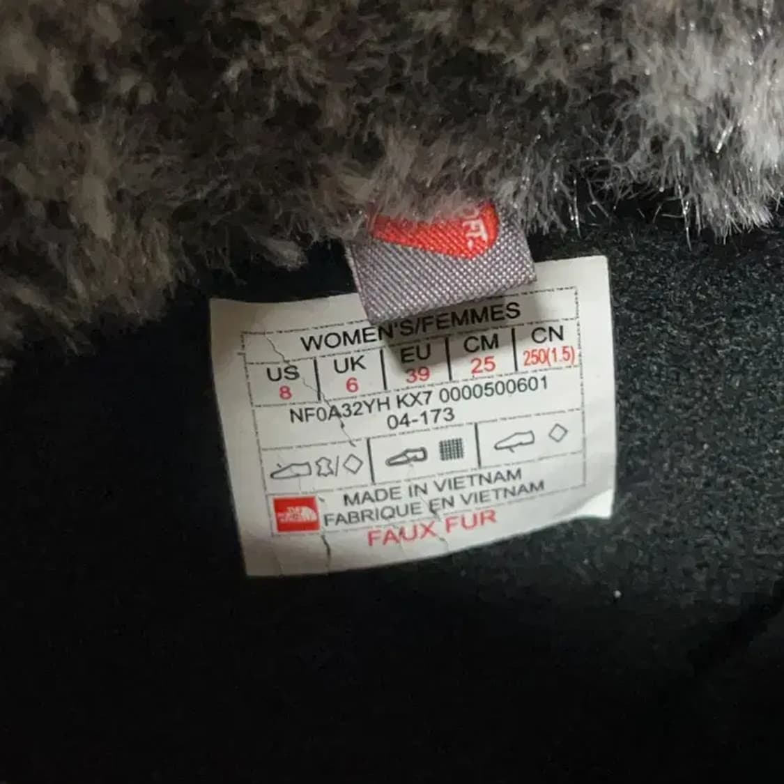 노스페이스 쉘리스타 방한부츠 털신발 털장화 250 E01003 상품이미지6