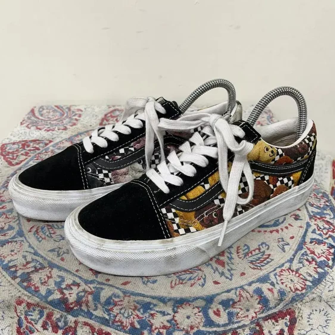 반스 올드스쿨 애니멀 체커보드 스니커즈 운동화 225 E01010 상품이미지1