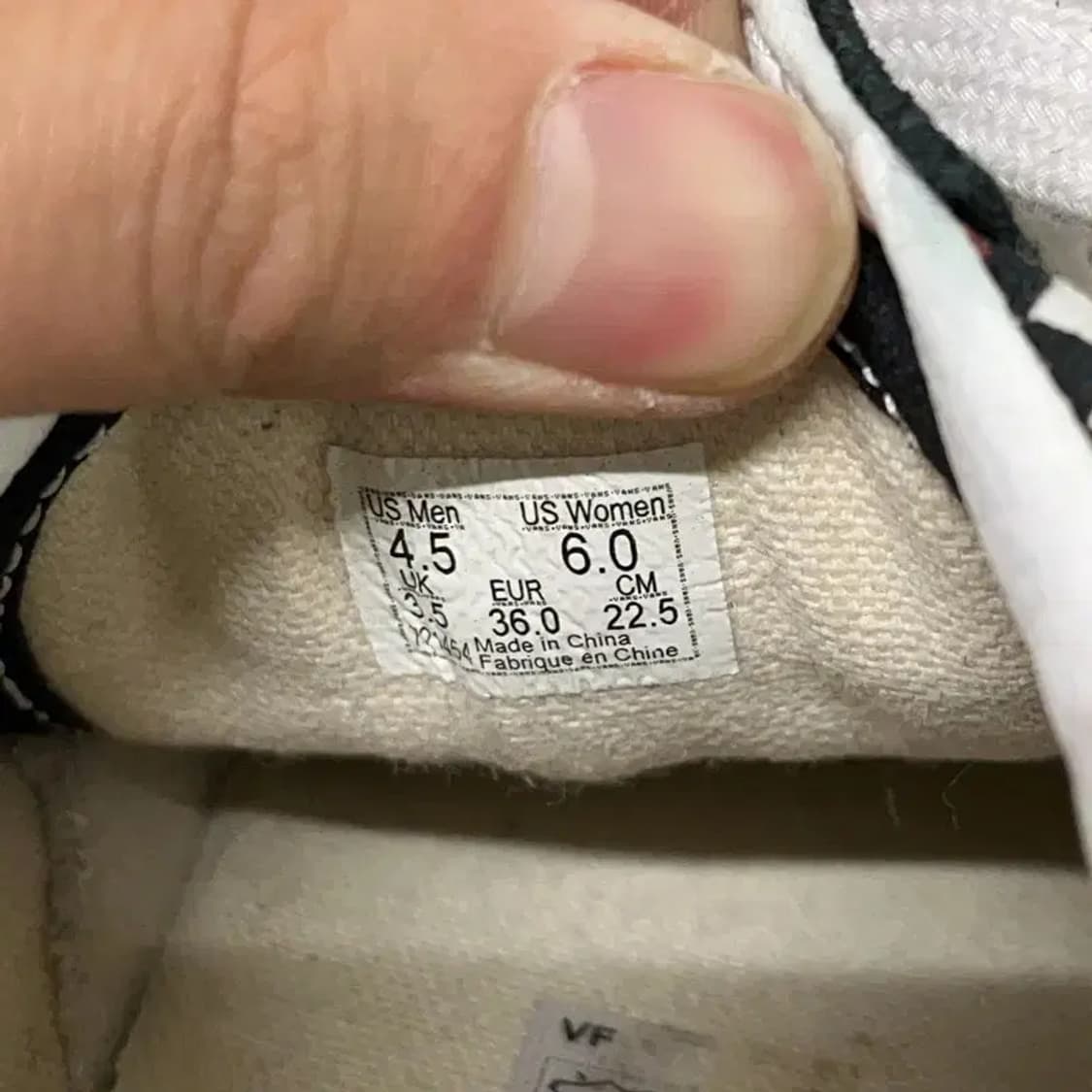 반스 올드스쿨 애니멀 체커보드 스니커즈 운동화 225 E01010 상품이미지5