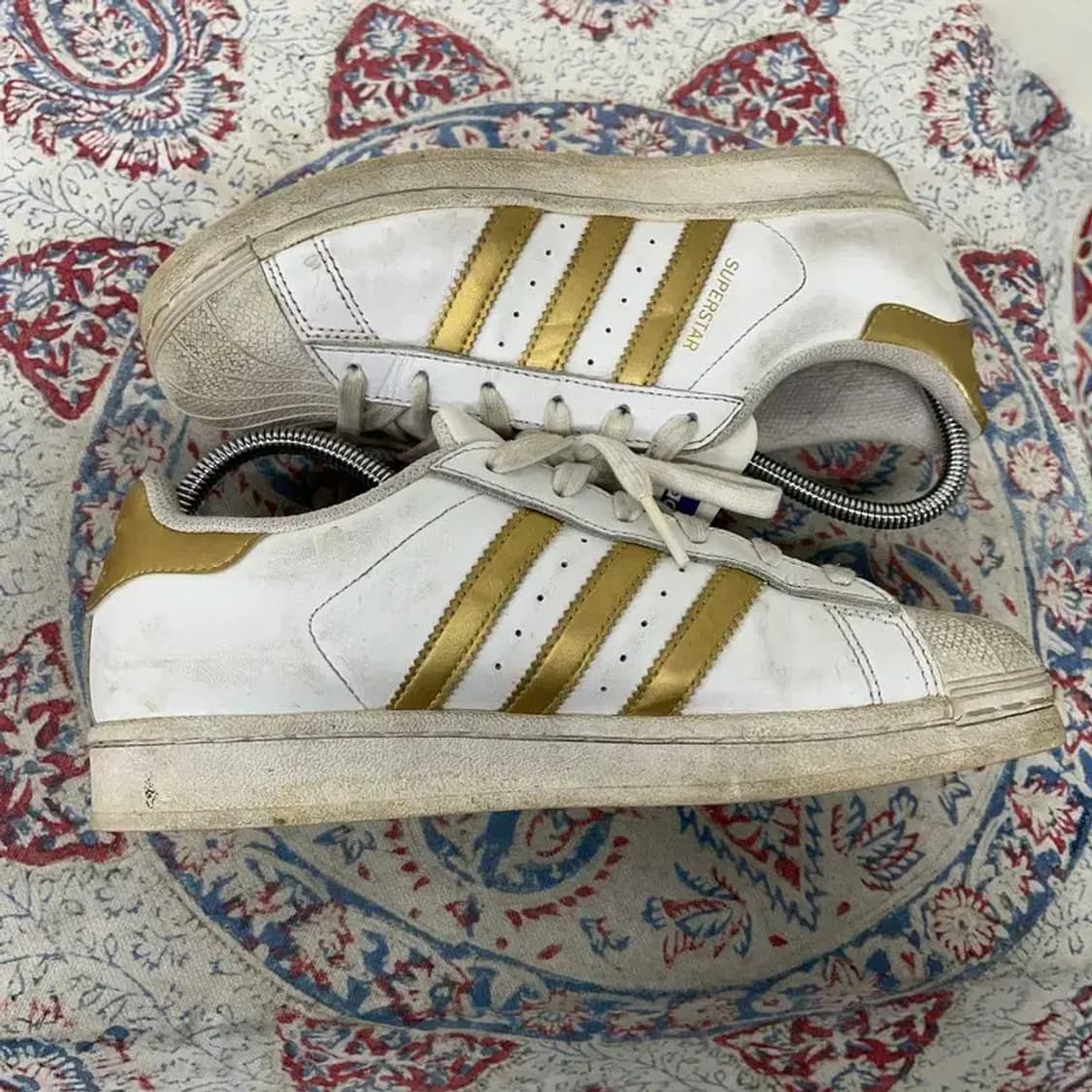 아디다스 슈퍼스타 골드 스니커즈 235 E01017 상품이미지3