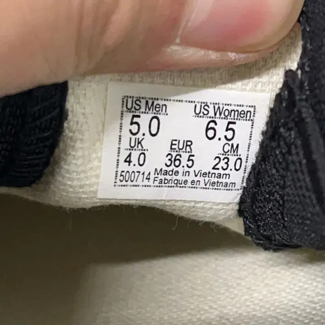 반스 클래식 슬립온 블랙 스니커즈 230 E01020 상품이미지5