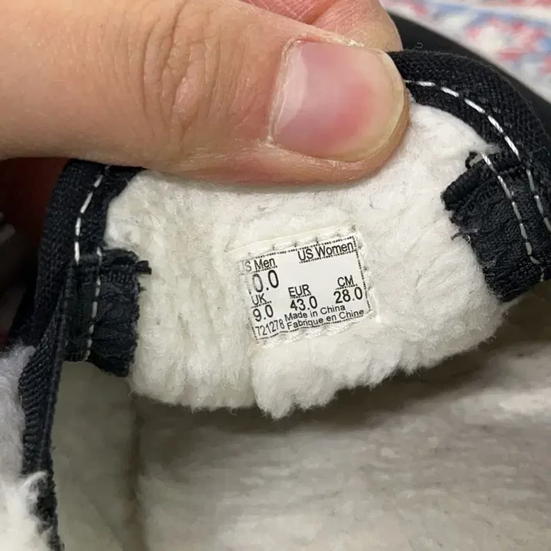 반스 클래식 슬립온 뮬 스웨이드 털슬리퍼 280 E01022 상품이미지4