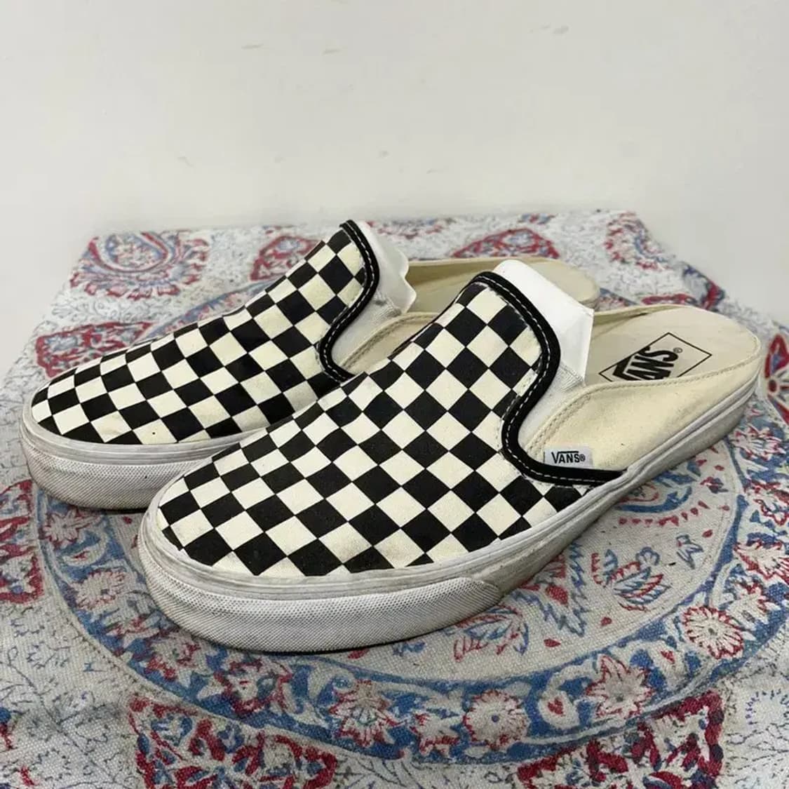 반스 체커보드 뮬 슬립온 280 E01025 상품이미지1