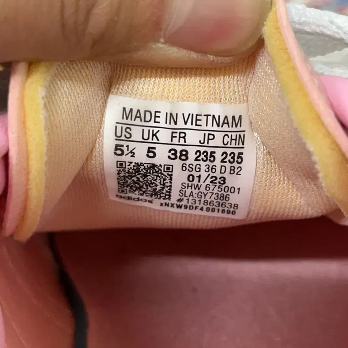 아디다스 버뮤다 글로우 핑크 235 E01026 상품이미지5