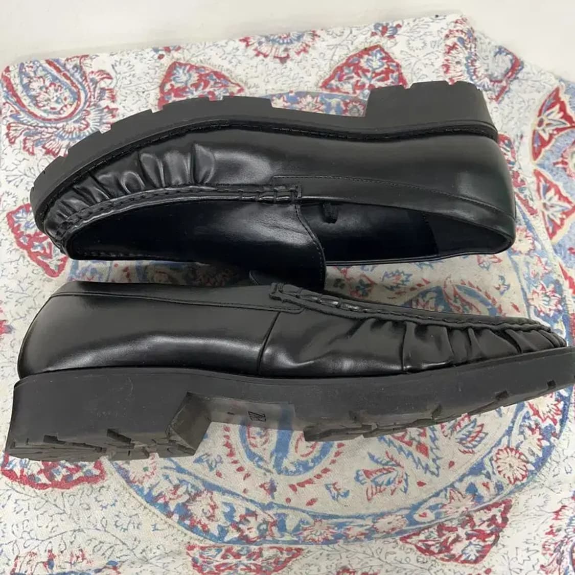 자라 ZARA 블랙 로퍼 남자 정장구두 290 E01034 상품이미지3