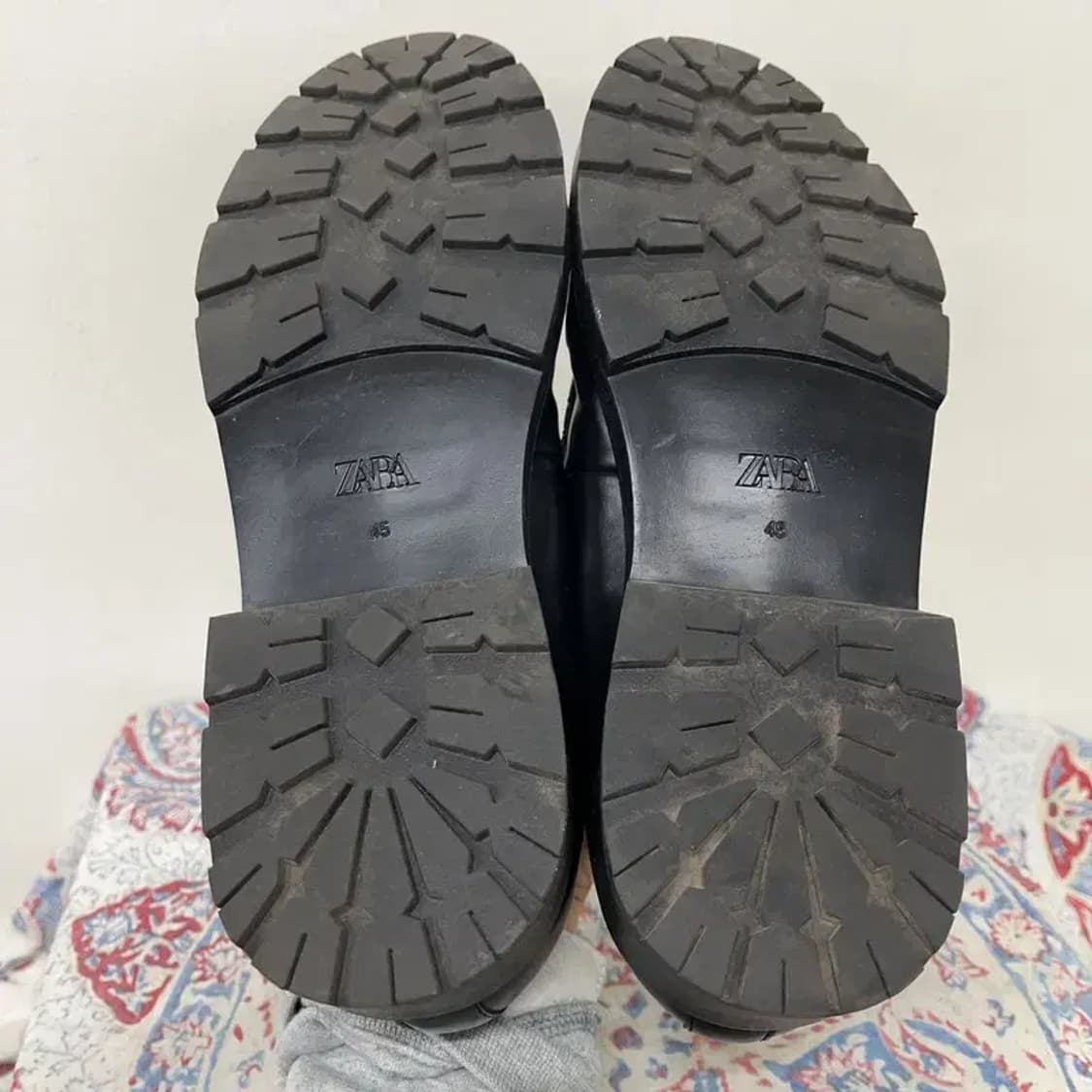 자라 ZARA 블랙 로퍼 남자 정장구두 290 E01034 상품이미지4