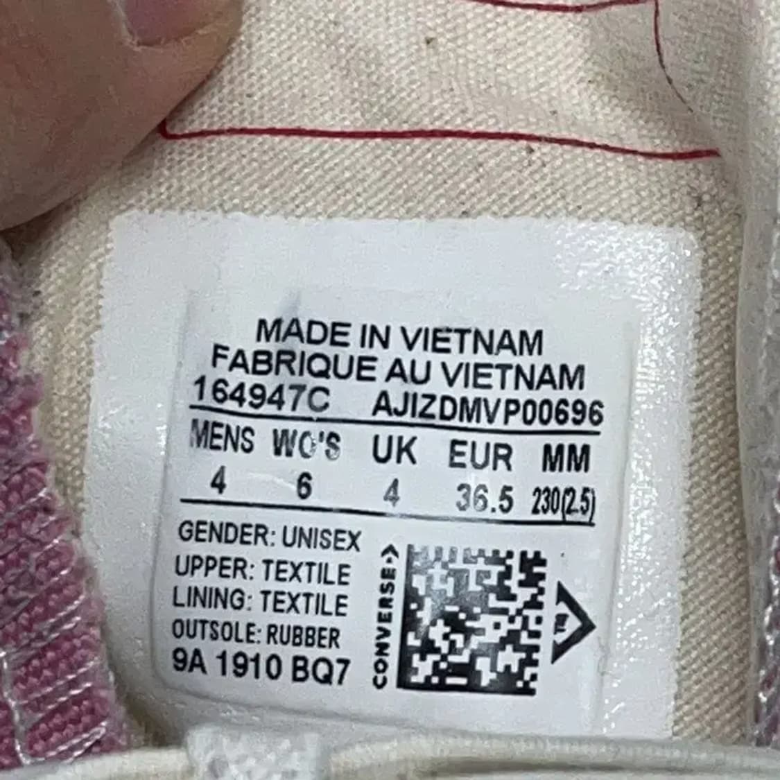 컨버스 척70 매직 플라밍고 하이 스니커즈 230 E01041 상품이미지5