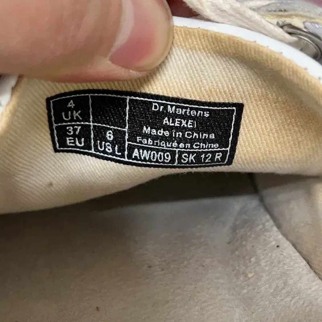 닥터마틴 알렉세이 스니커즈 운동화 UK4 E01053 상품이미지6