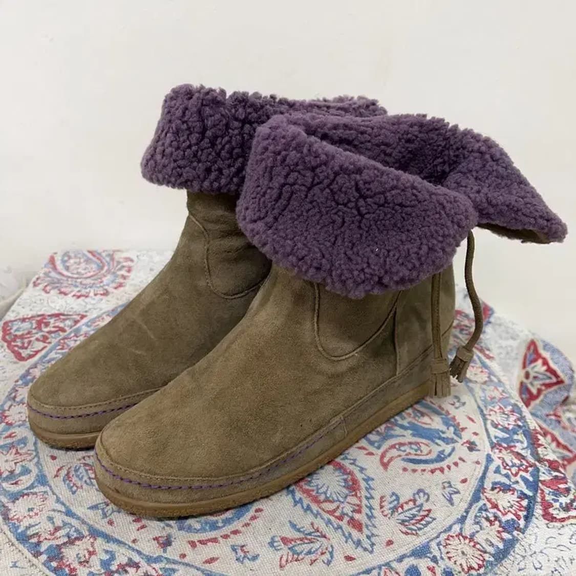 금강 랜드로바 어그부츠 털신발 앵클부츠 240 E01062 상품이미지1