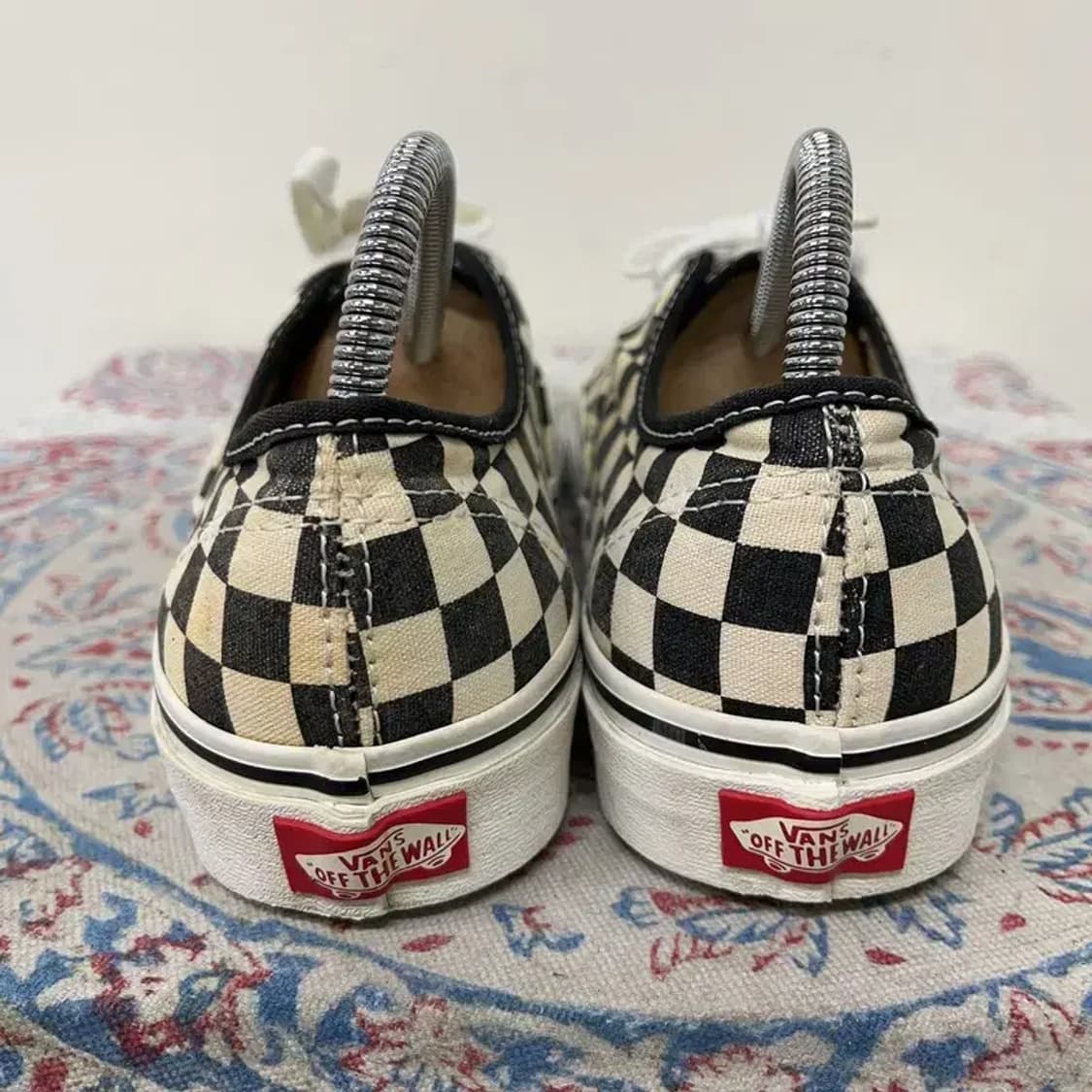 반스 어센틱 체커보드 스니커즈 신발 250 E01072 상품이미지2