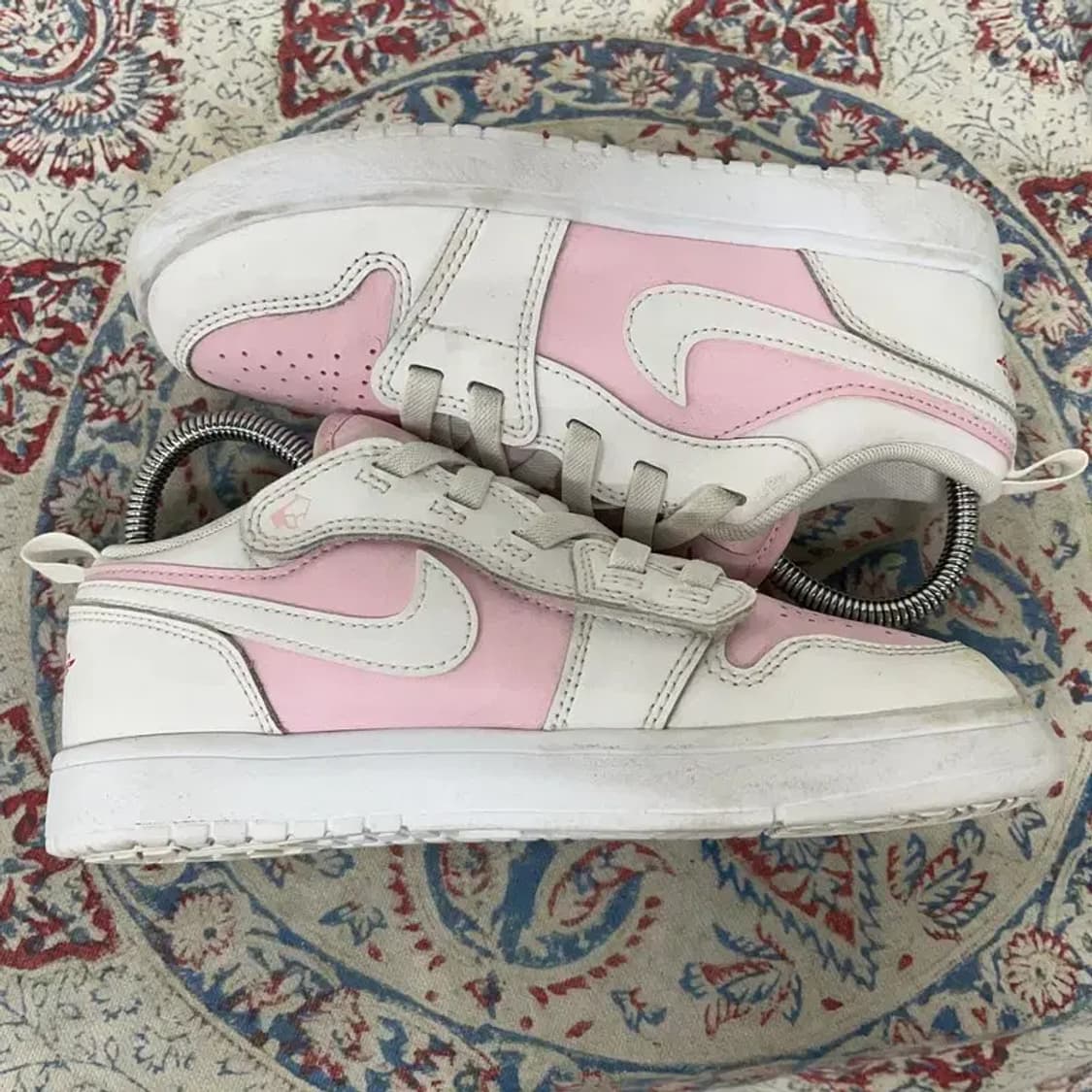 나이키 에어조던 1 로우 핑크 스니커즈 220 E01087 상품이미지3