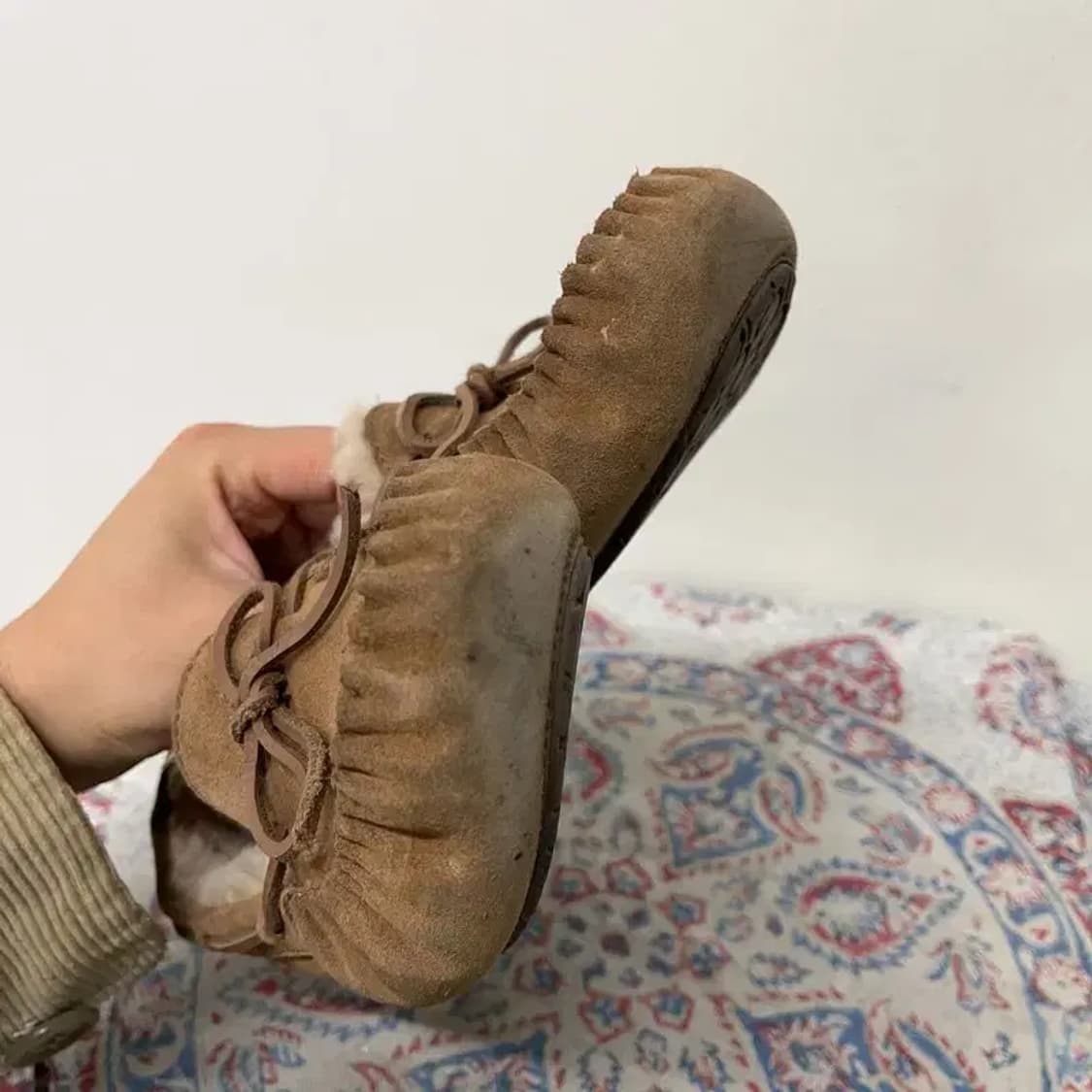 어그 UGG 다코타 모카신 털신발 방한화 235 E01093 상품이미지8