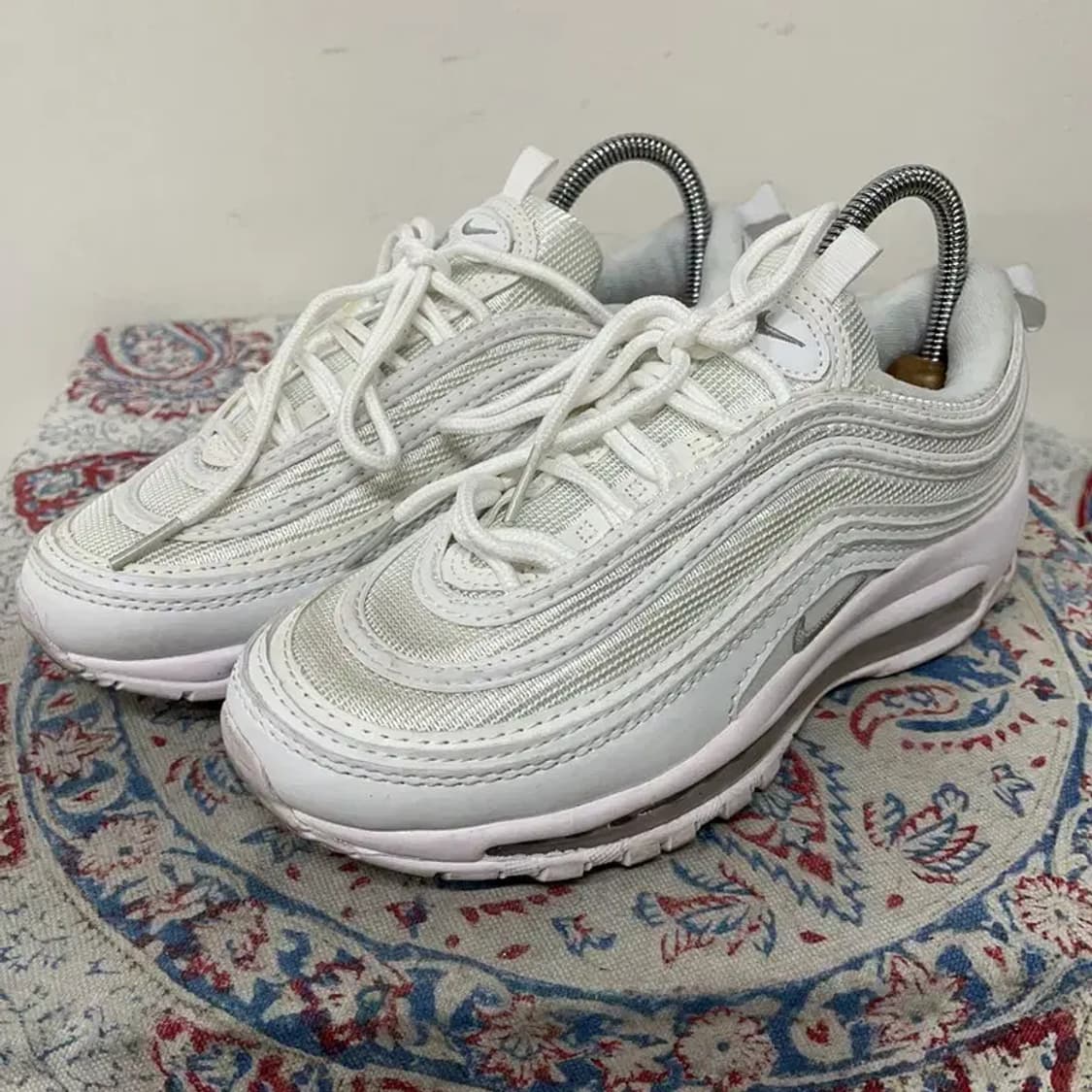 나이키 에어맥스 97 트리플 화이트 운동화 스니커즈 235 E01109 상품이미지1