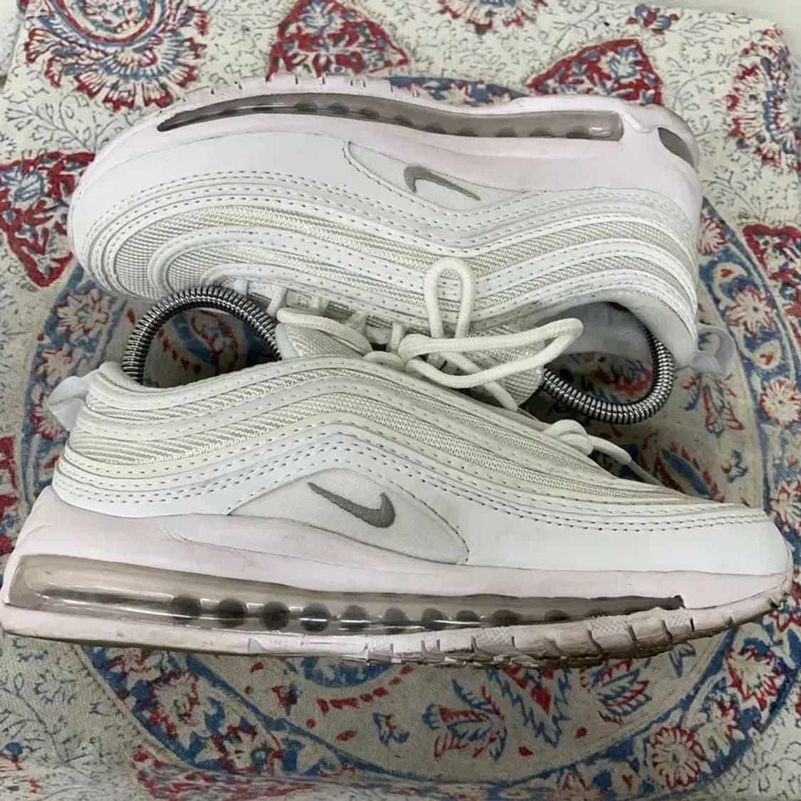 나이키 에어맥스 97 트리플 화이트 운동화 스니커즈 235 E01109 상품이미지3