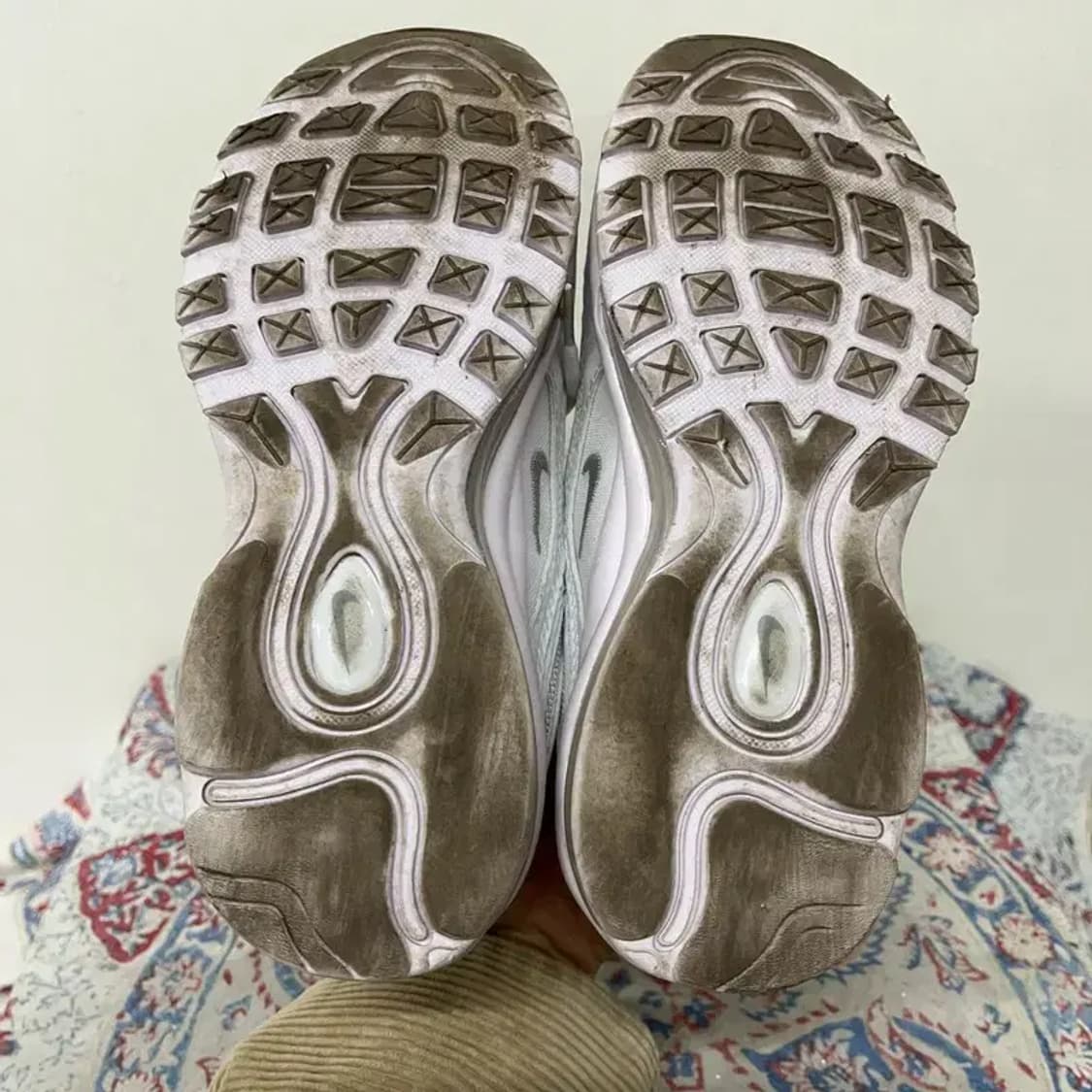 나이키 에어맥스 97 트리플 화이트 운동화 스니커즈 235 E01109 상품이미지4