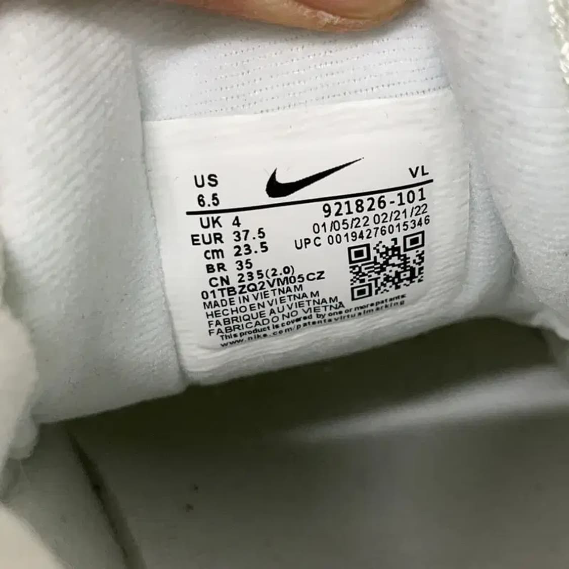 나이키 에어맥스 97 트리플 화이트 운동화 스니커즈 235 E01109 상품이미지5