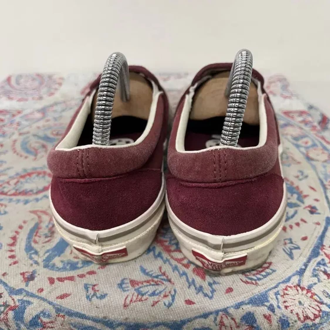 반스 올드스쿨 버건디 슬립온 스니커즈 230 E01113 상품이미지2