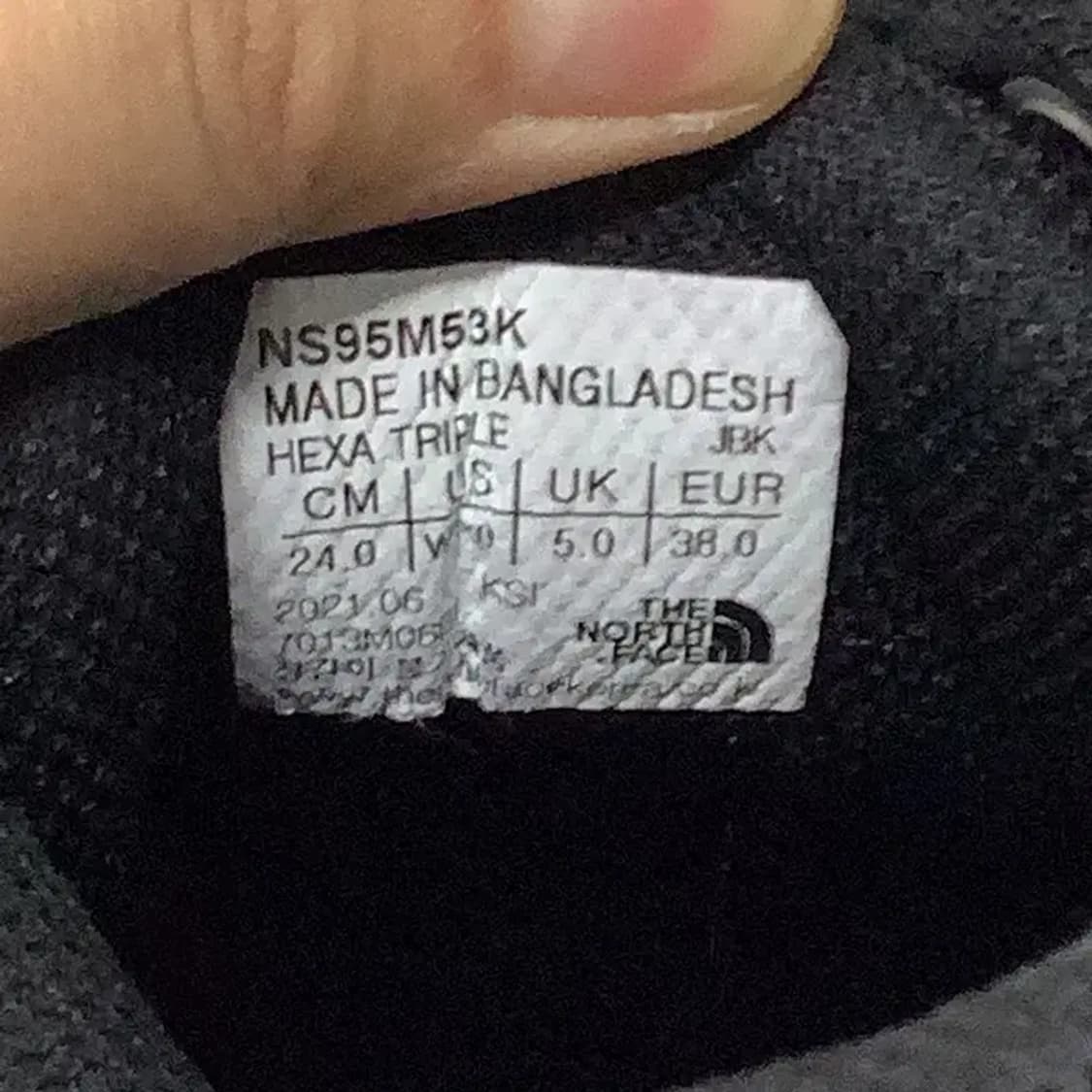 노스페이스 헥사 트리플 운동화 캐주얼화 240 E01123 상품이미지5