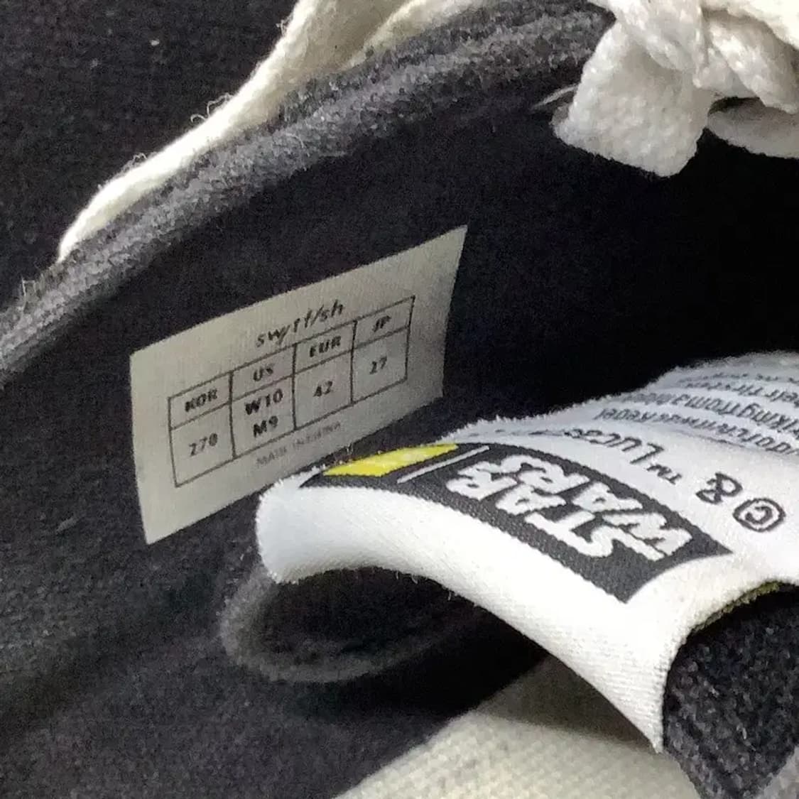 스윗피쉬 X 스타워즈 스니커즈 운동화 270 E01125 상품이미지5