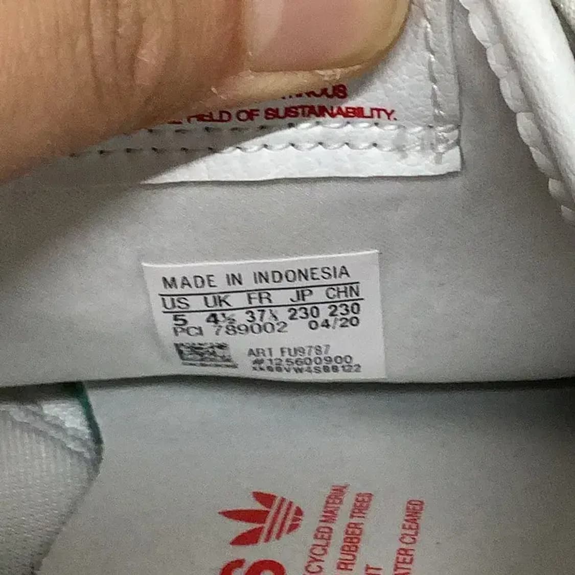 아디다스 콘티넨탈 80 스니커즈 운동화 230 E01133 상품이미지5