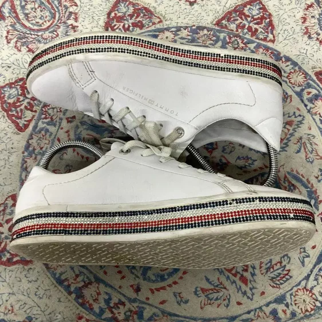 타미힐피거 라인스톤 트레이너 스니커즈 운동화 235 E01135 상품이미지3