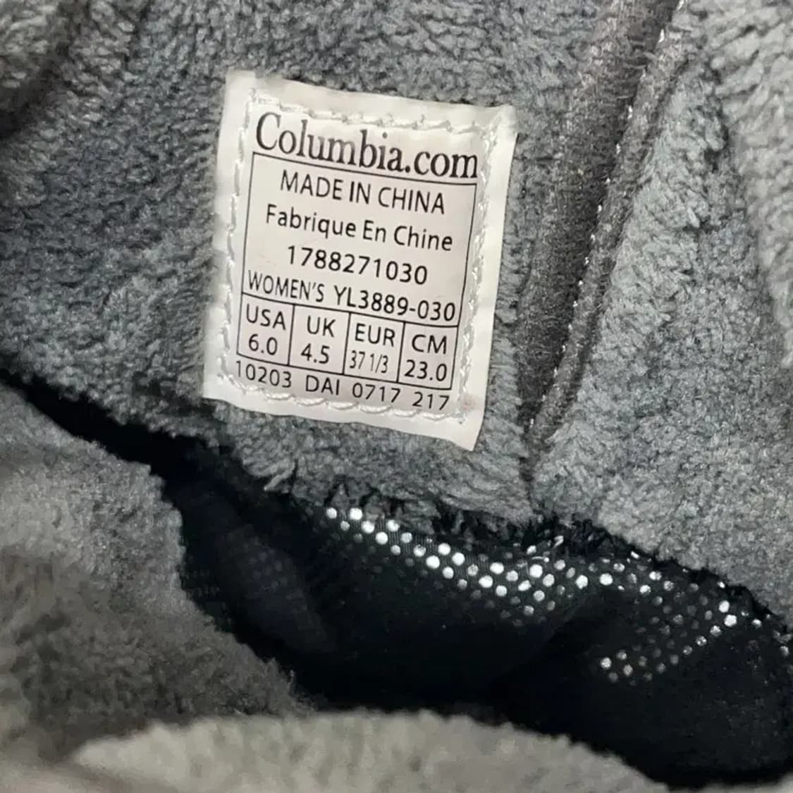 컬럼비아 여성 털부츠 방한화 방수화 겨울신발 230 E01156 상품이미지4