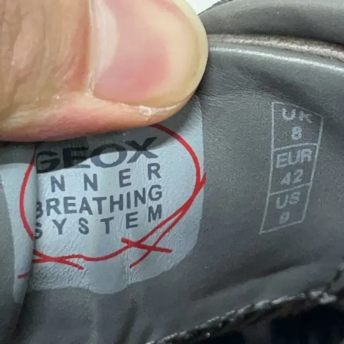 제옥스 네불라 스니커즈 운동화 UK8 E01165 상품이미지6