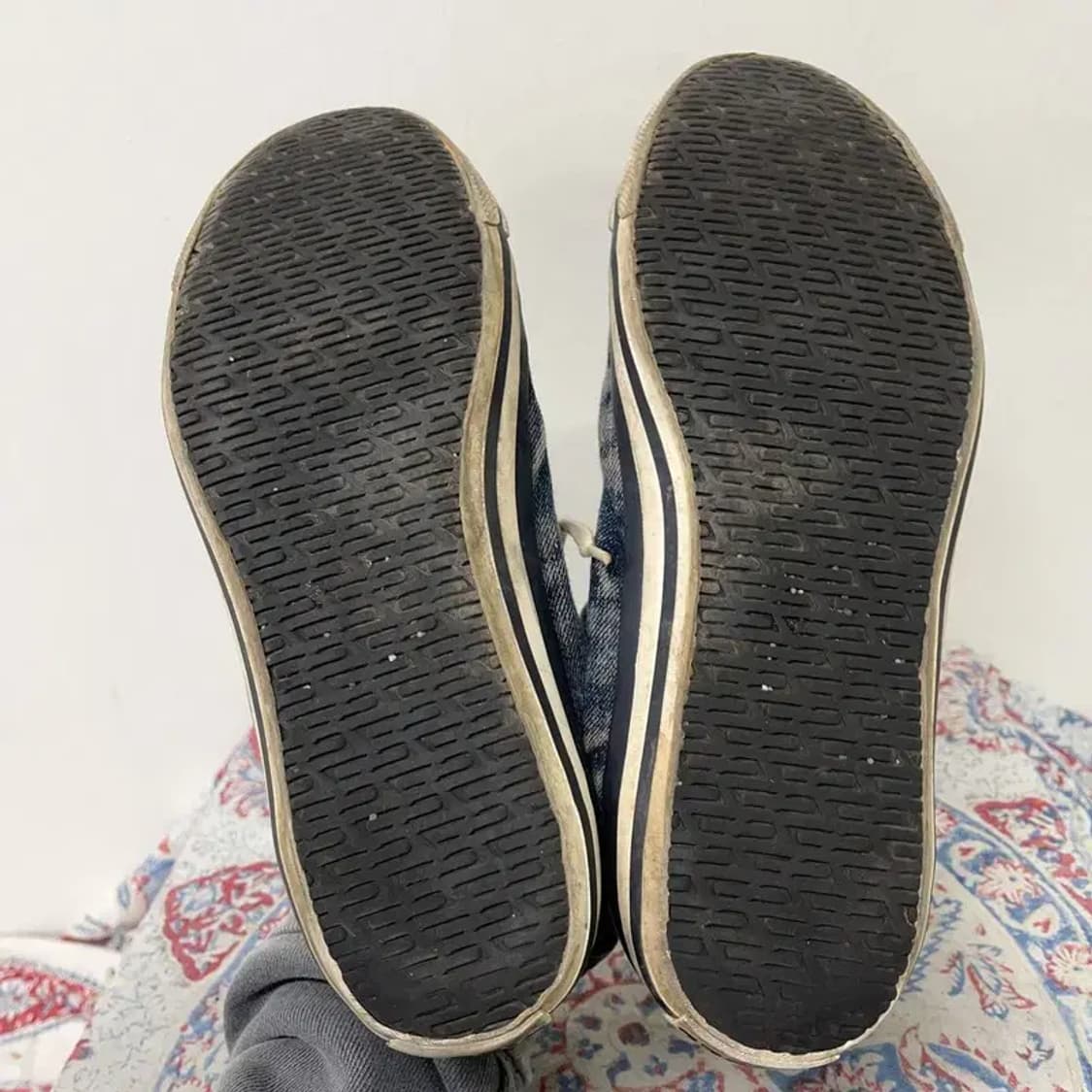 디젤 더티워싱 데님 하이탑 스니커즈 운동화 43 E01173 상품이미지4