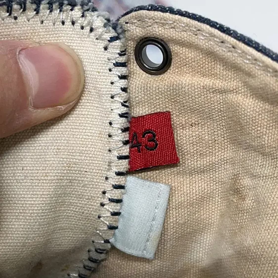 디젤 더티워싱 데님 하이탑 스니커즈 운동화 43 E01173 상품이미지5