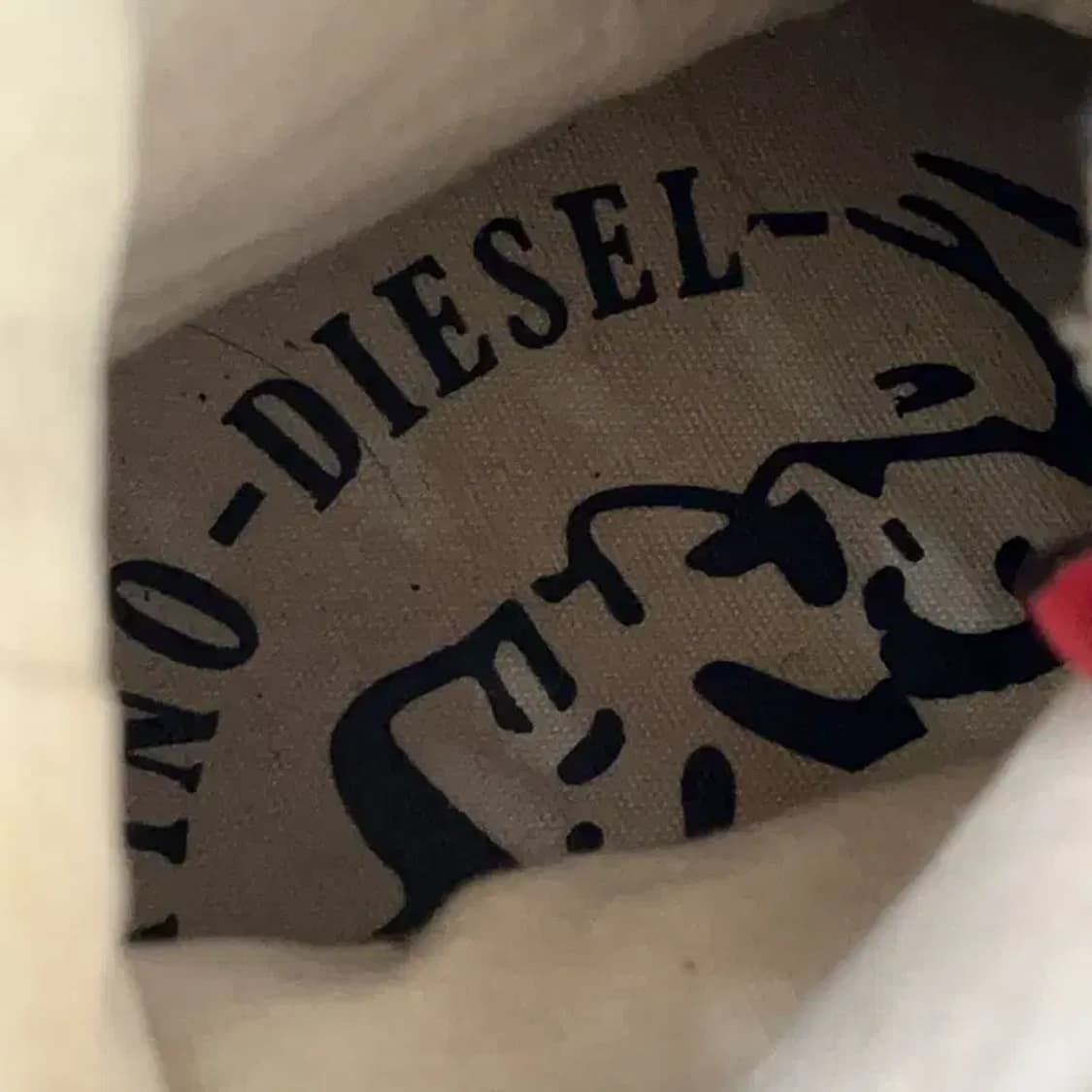 디젤 더티워싱 데님 하이탑 스니커즈 운동화 43 E01173 상품이미지6