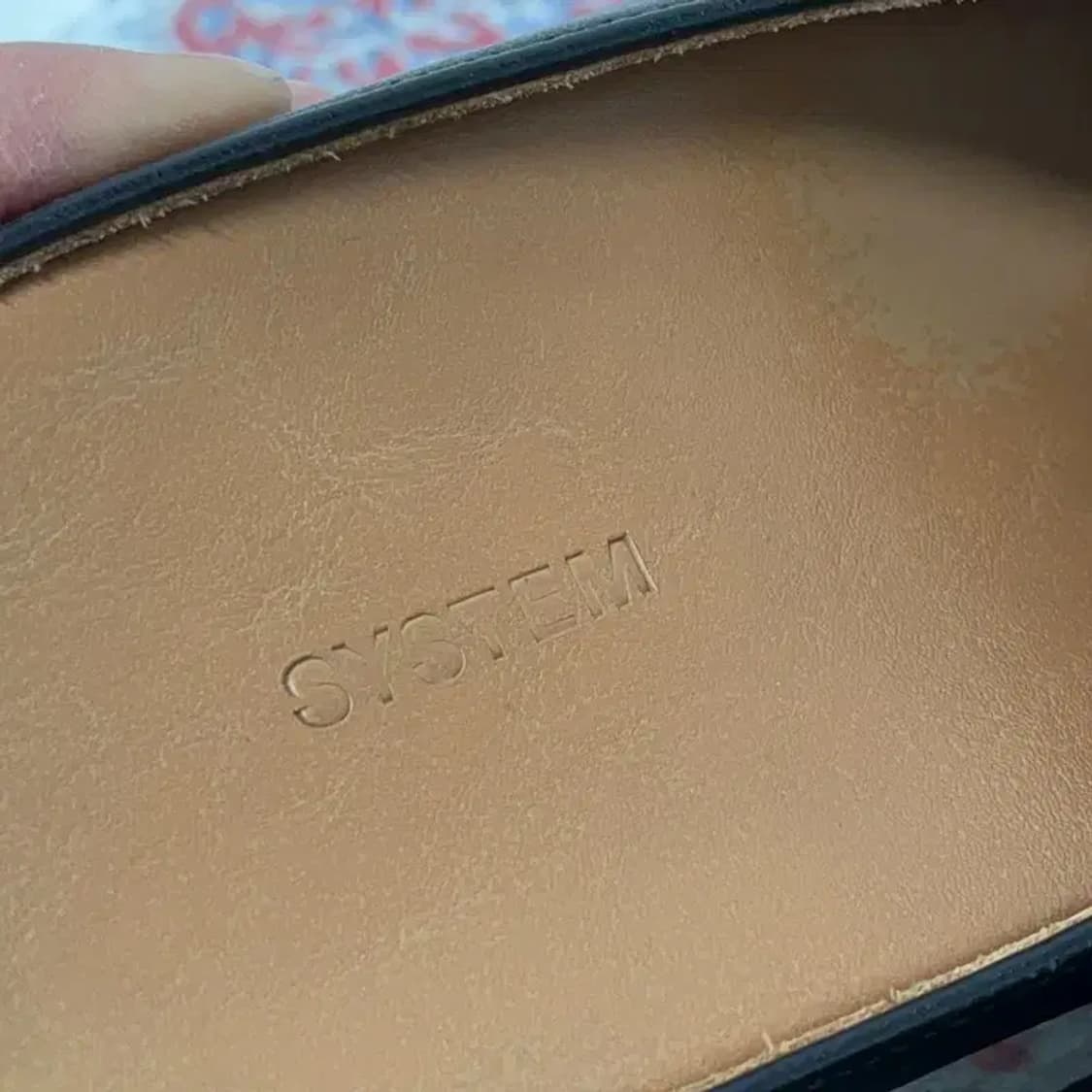 시스템 옴므 레더 슬라이더 뮬 구두 블로퍼 260 E01185 상품이미지5