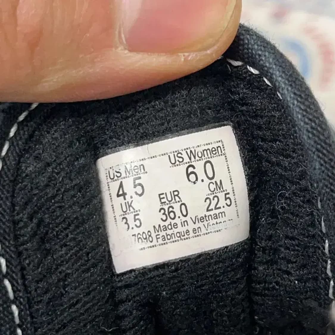 반스 올드스쿨 스니커즈 블랙 운동화 225 E01200 상품이미지5