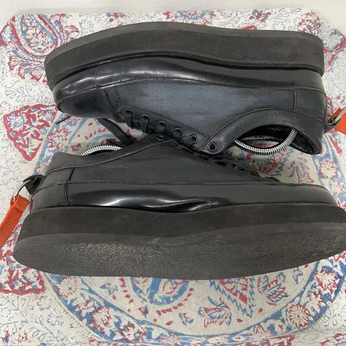 라멀마메종 블랙 통굽 스니커즈 운동화 260 E01210 상품이미지3