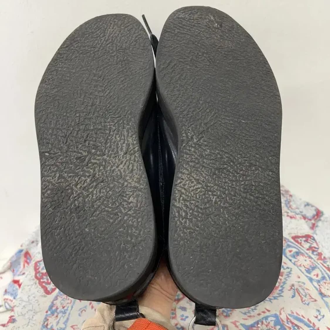 라멀마메종 블랙 통굽 스니커즈 운동화 260 E01210 상품이미지4