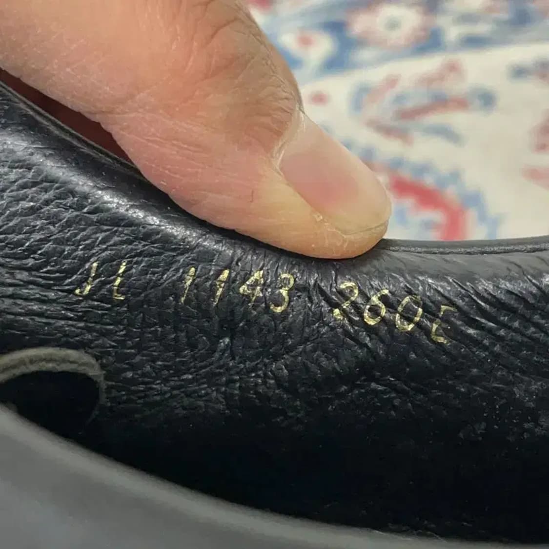 라멀마메종 블랙 통굽 스니커즈 운동화 260 E01210 상품이미지6