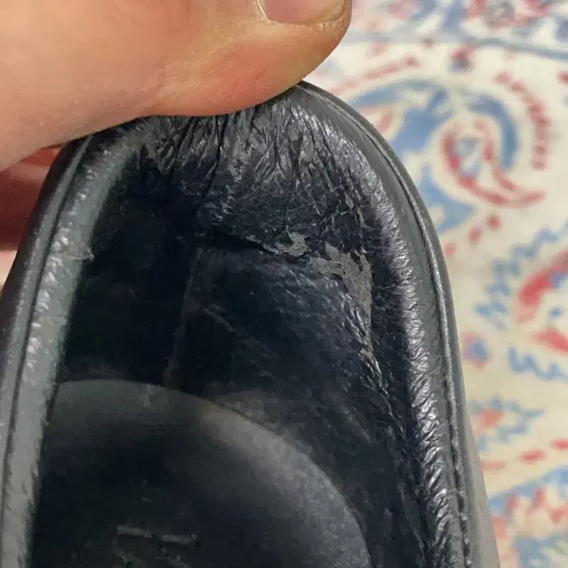 라멀마메종 블랙 통굽 스니커즈 운동화 260 E01210 상품이미지7