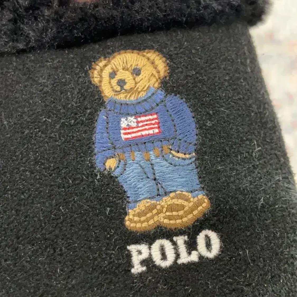 폴로 랄프로렌 스웨이드 베어 스커프 털슬리퍼 어그 230 E01213 상품이미지5