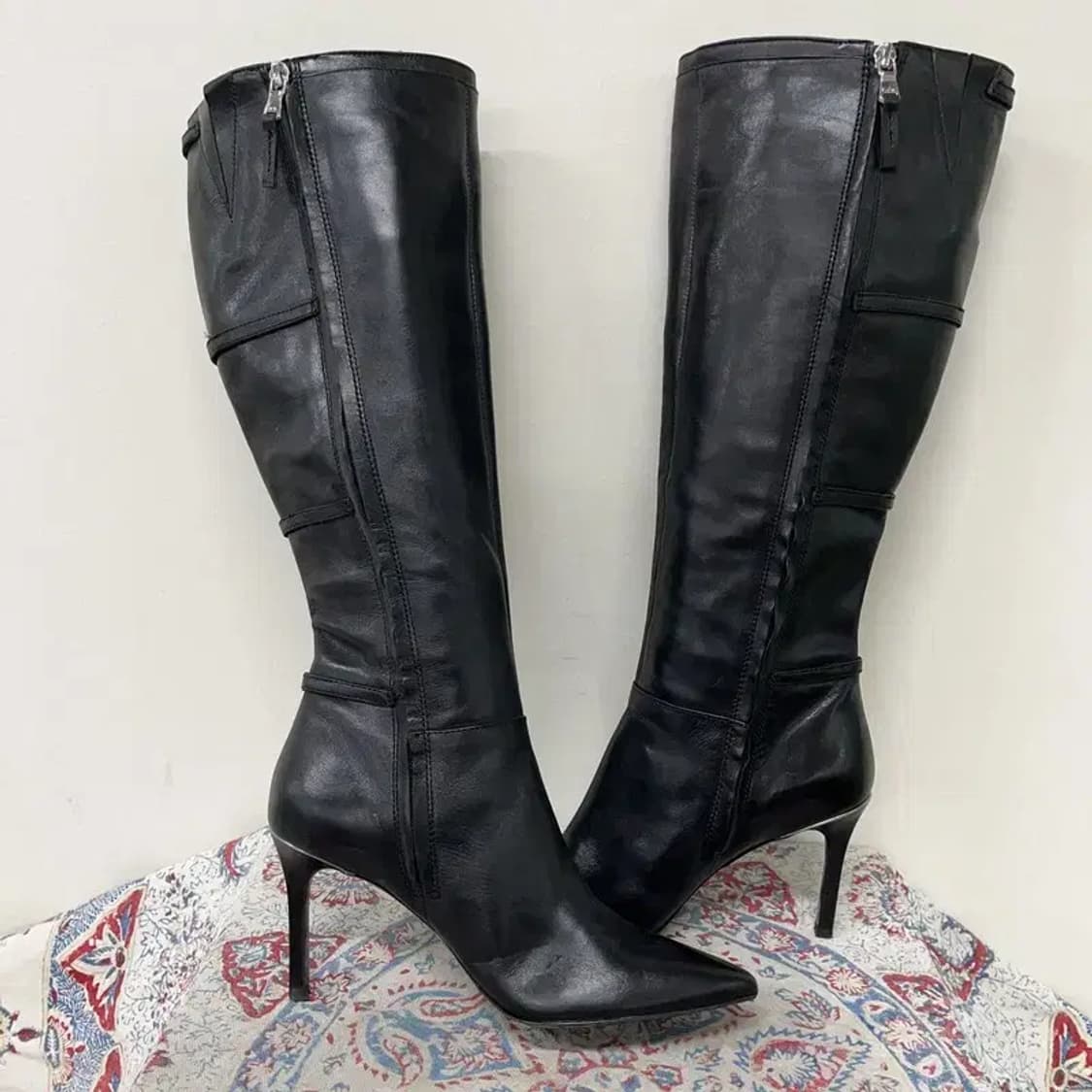 랄프로렌 발레리 가죽 니하이 롱부츠 7.5B E01214 상품이미지2