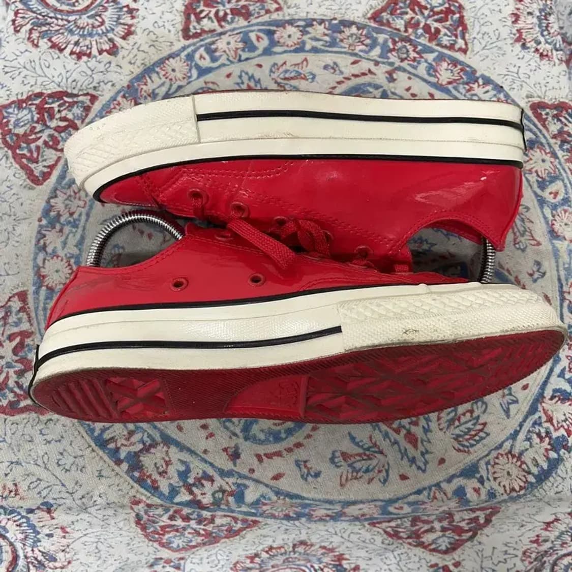 컨버스 척테일러 70 페이턴트 스니커즈 운동화 230 E01225 상품이미지3