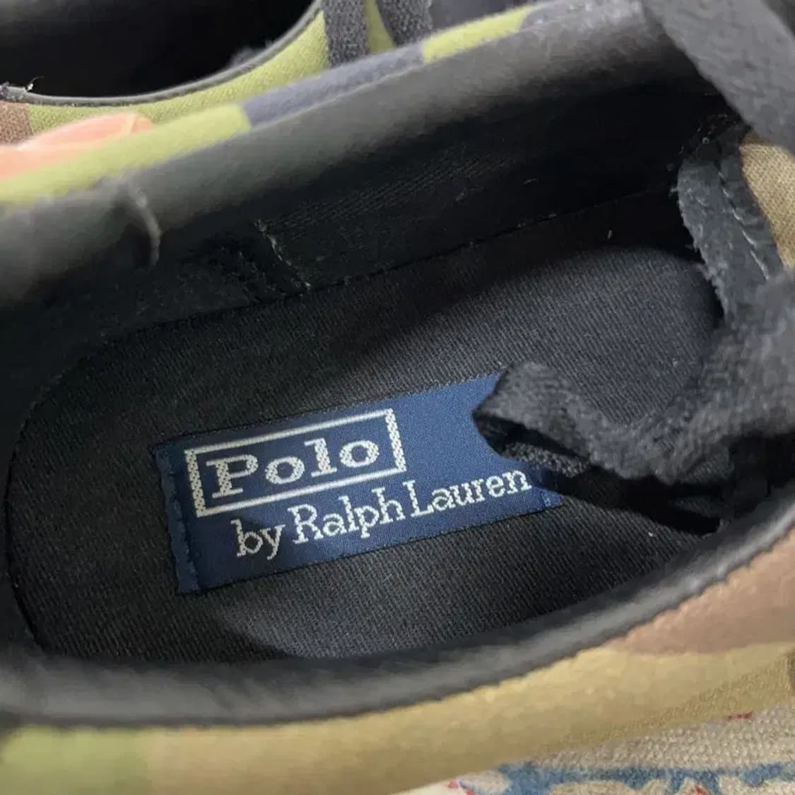 폴로 랄프로렌 밀리터리 카모 스니커즈 운동화 UK6.5 E01231 상품이미지5