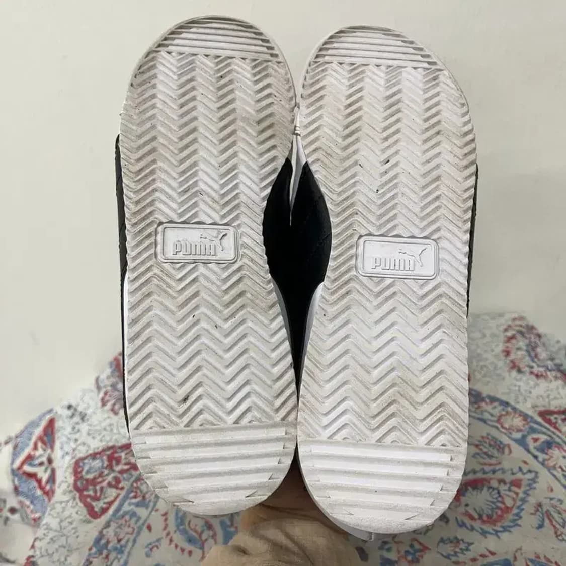 푸마 투리노 화이트 스니커즈 신발 245 E01242 상품이미지4