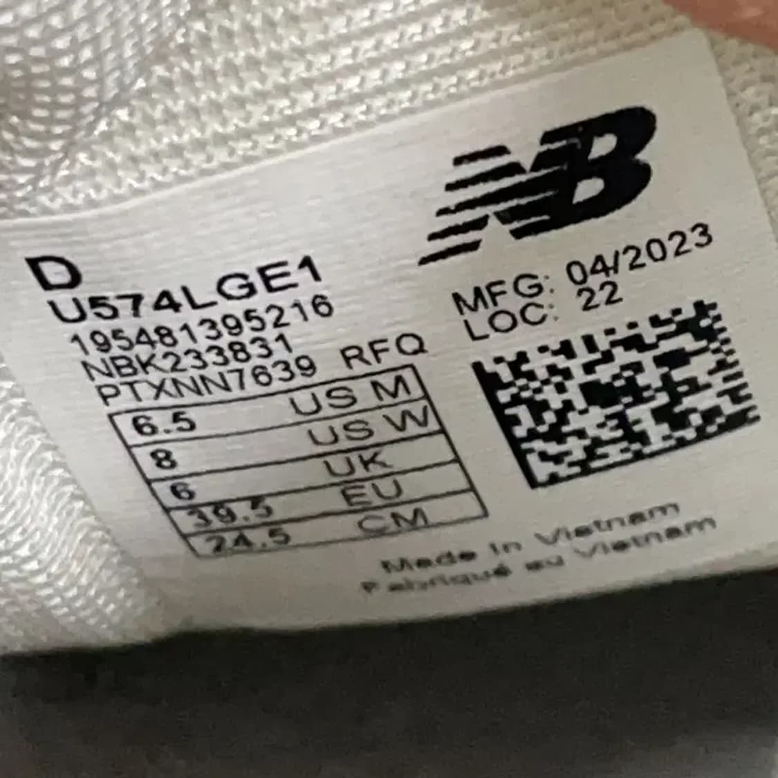 뉴발란스 574 레거시 스니커즈 운동화 245 E01244 상품이미지5