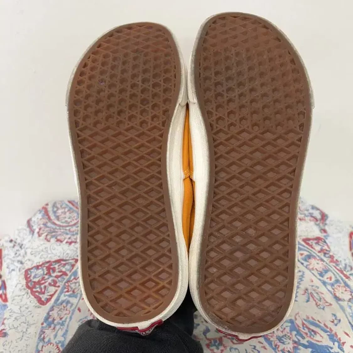 반스 어센틱 옐로우 스니커즈 신발 270 E01248 상품이미지4